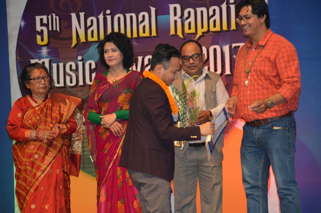 Kishor Thapa Sound Recordist_ Rapati Music Award